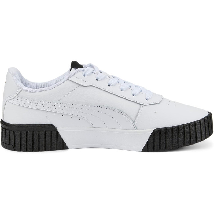 Жіночі кросівки Puma Carina 3.0 білі з золотими деталями, розмір 38 EU