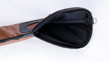 Чохол для кия бінкард (1/2 кий) коричневий, для зберігання кия, переносна сумка для більярдного кия