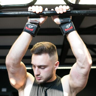 Набори для тяги Latzughilfe: фітнес-гаки, ремені для підйому ваги, металеві гаки для важкої атлетики, бандажі на зап'ястя з неопрену, пов'язки для мертвих тяг