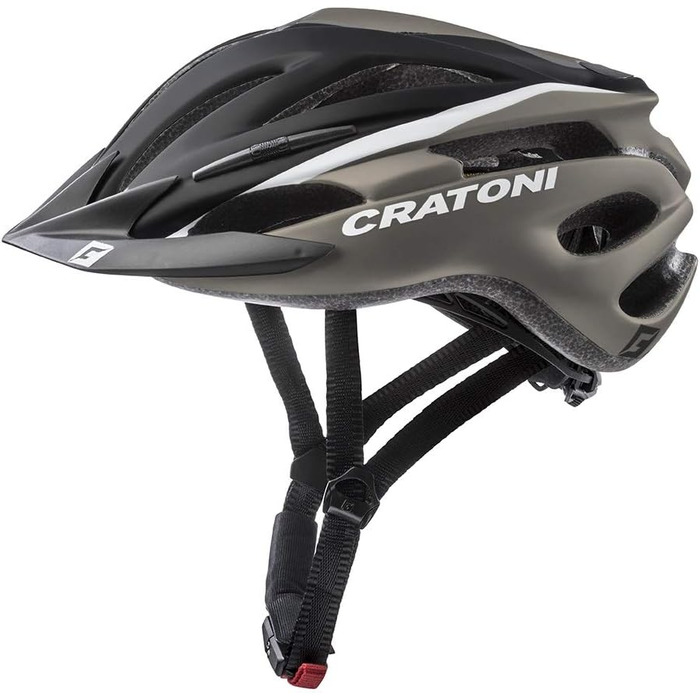 Велосипедний шолом Cratoni Pacer+, чорний-антрацит матовий, розмір L-XL