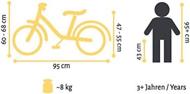 Дитячий велосипед BIKESTAR Classic 12 дюймів для дівчаток від 3 років