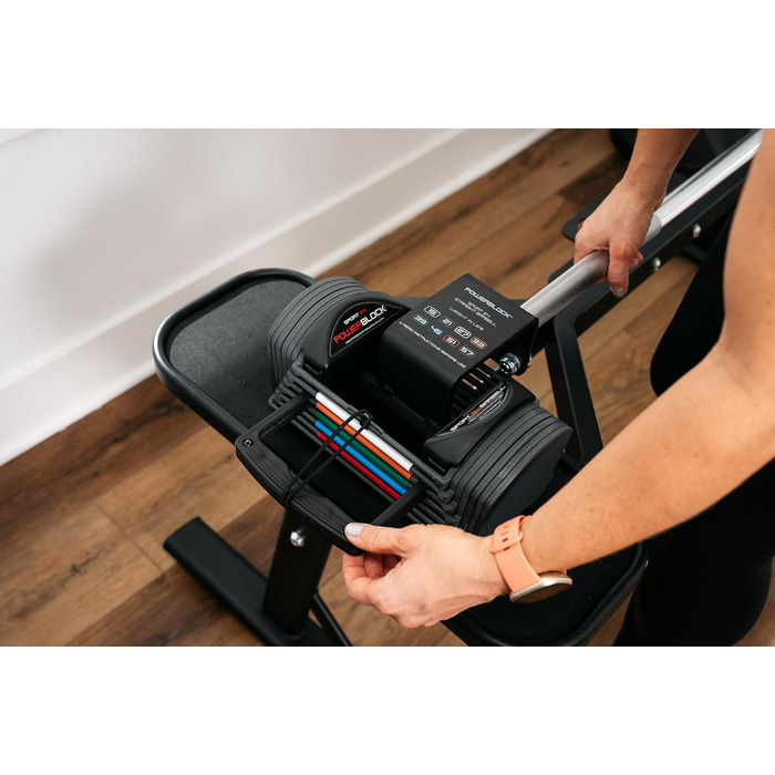 PowerBlock Sport 24: Регульовані гантелі, 1.4-10.9 кг, сталева конструкція, для дому