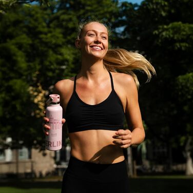 Термокружка-термос Super Sparrow з нержавіючої сталі з трубочкою - 350мл, 500мл, 750мл, 1л, 1.2л - BPA Free, для спорту, подорожей, школи, відпочинку на природі (1000мл, вишня)