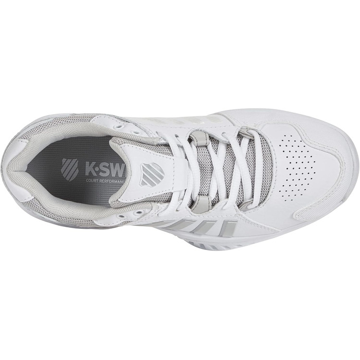 Жіноче тенісне взуття K-Swiss Receiver VTennisschuh, 38 EU, білий, синій, срібний