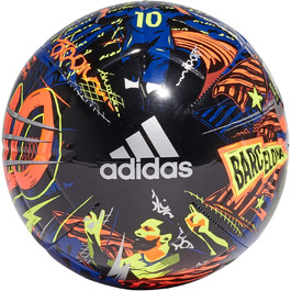 Футбольний м'яч adidas Messi для юніорів, синій/чорний/жовтий, розмір 5