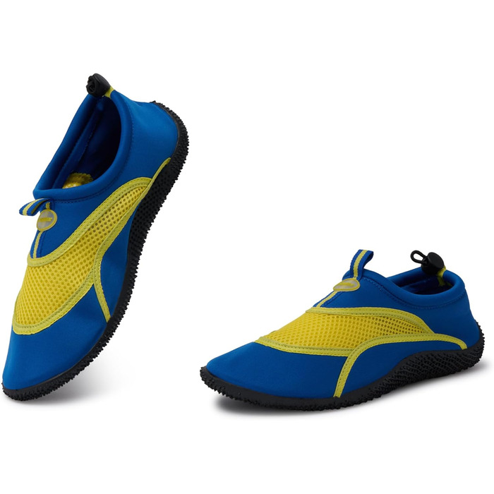 Шкарпетки для плавання JOMIX: унісекс, для дорослих та дітей, блакитно-жовті. Швидковисихаючі, для басейну, пляжу, серфінгу. Розмір 41 1/9 EU