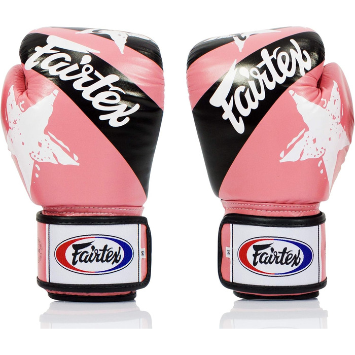 Боксерські рукавички Fairtex BGV1 14 oz рожеві для муай-тай, боксу, ММА, унісекс, легкі та ударопоглинаючі