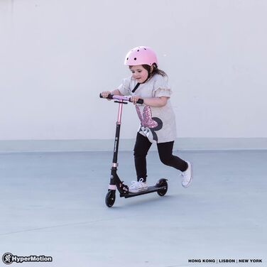 Дитячий самокат HyperMotion Wally, складаний, для дітей 4-9 років, з амортизатором, регульоване кермо, гумові колеса 125 мм