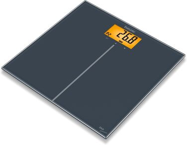 Цифрова скляна вага Beurer GS 280 BMI Genius з інтерпретацією ІМТ і кольоровим дисплеєм