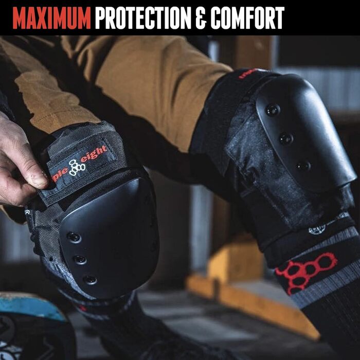 Захист для скейтборду Triple 8 KP Pro, наколінники професійні