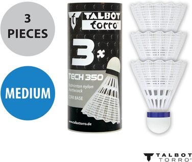 Бадмінтонний набір Talbot-Torro Isoforce 211: графітова ракетка, 3 волани, чохол