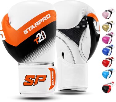 Боксерські рукавички Starpro T20 для потужних ударів та швидкого нокауту, чоловічі та жіночі, для боксу та тренувань