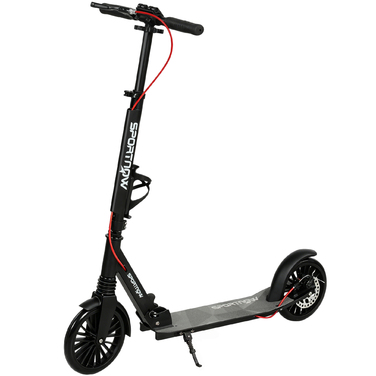 Складаний алюмінієвий самокат Cityroller з регулюванням висоти, колесами PU 200 мм, підшипниками ABEC-7 та подвійною системою гальмування