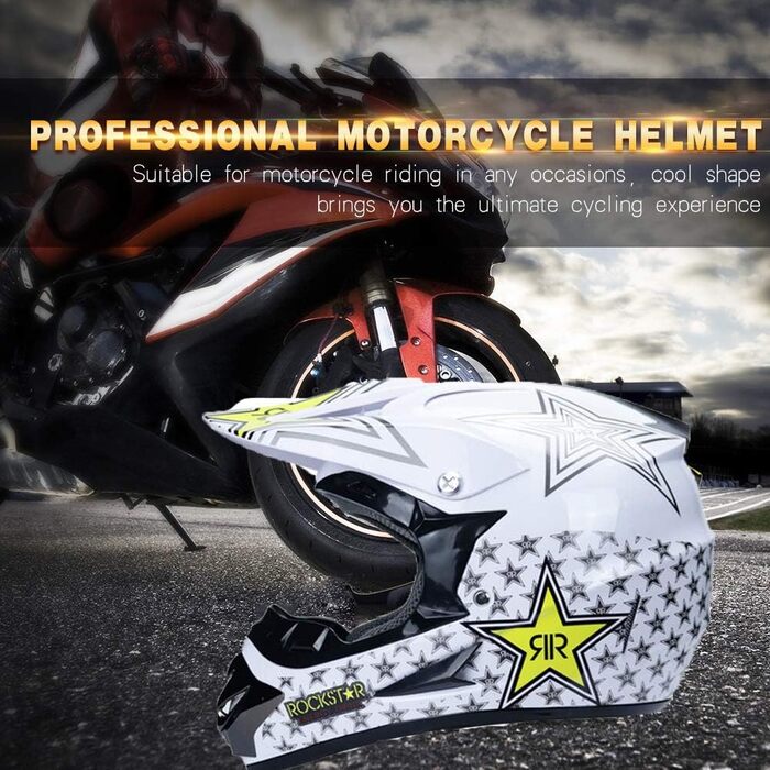 Дитячий мотокросовий шолом для мотоцикла, велосипеда, ATV, BMX, ендуро, оффроуд