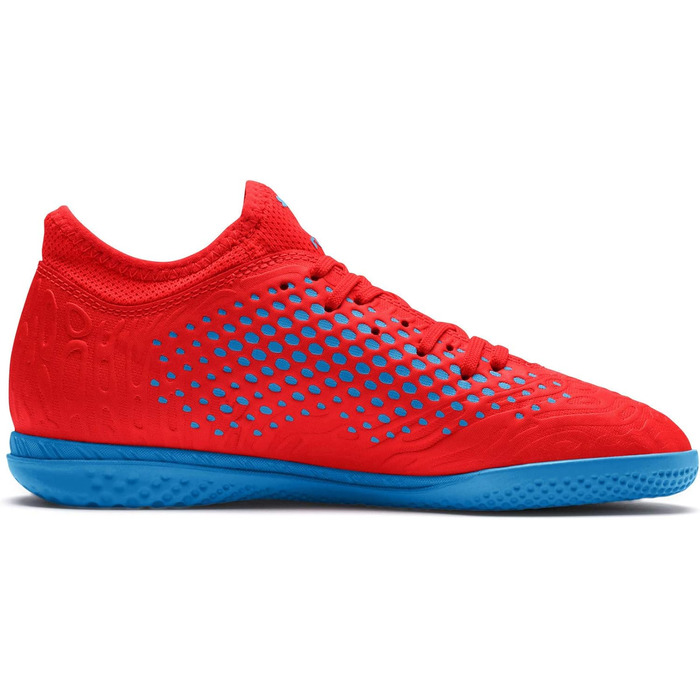 Дитячі футбольні кросівки PUMA Future 19.4 Jr для залу, 38.5 EU, червоний/синій