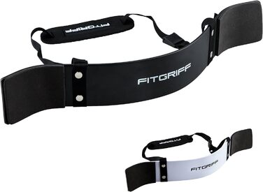 Fitgriff® ізолятор для біцепса, арм бластер для бодібілдингу, силових тренувань і важкої атлетики, тренажер для біцепса, чорний