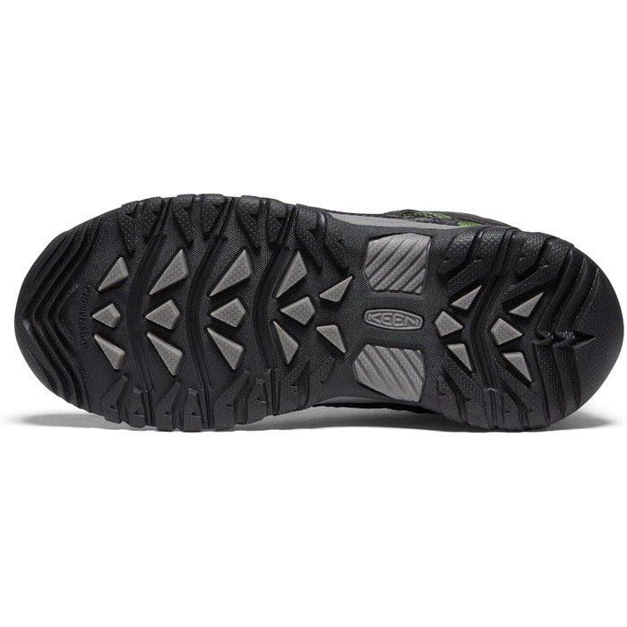 KEEN Targhee Mid WP - водонепроникні трекінгові черевики для жінок та чоловіків (36 EU, Black Campsite)