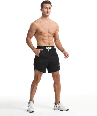 Спортивна сумка для чоловіків, фітнесу, тренувань у залі з блискавкою, темно-синій колір / з петлею для рушника (M, чорний / з петлею для рушника)