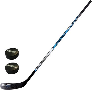 Хокейна ключка Bauer i3000 комплект з 2 шайбами, 150 см, для дорослих, дітей та малюків, права рука вниз
