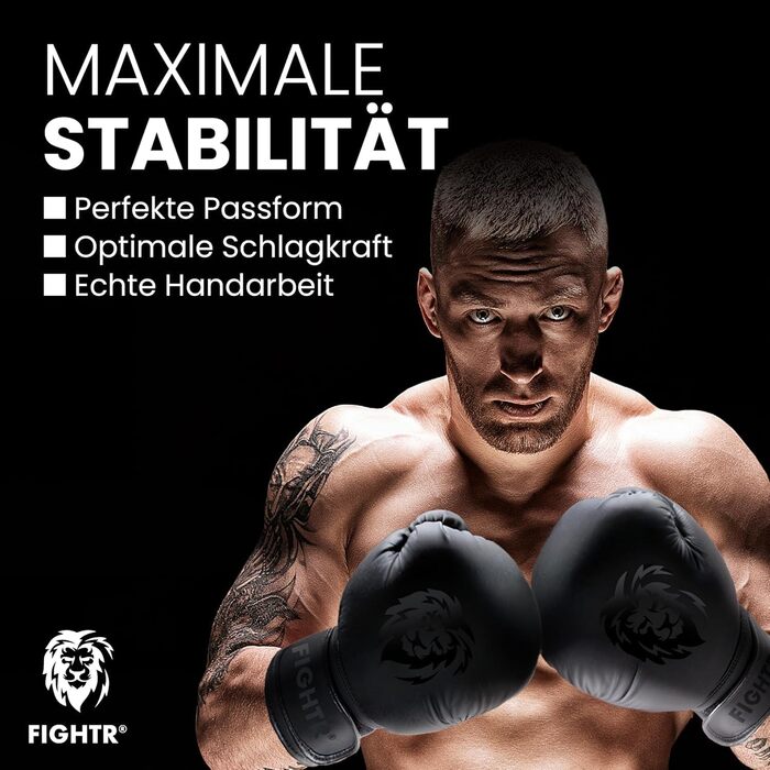 Набір для боксу FIGHTR® Starter Set: рукавички, бандажі, капу, сумка | Розміри 8-16 oz