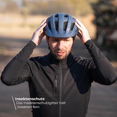 Велосипедний шолом BBB Cycling Condor 2.0 знімне візор MTB/шосе, синій матовий, L (58-62 см), travelbag