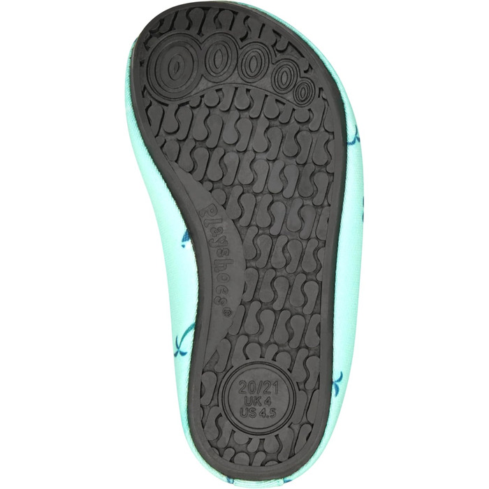 Playshoes Дитячі аквашузи для хлопчиків та дівчаток (26/27 EU, Mint Surfbrett)