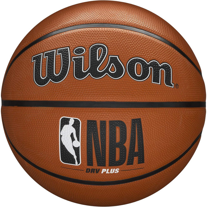 Баскетбольний м’яч Wilson NBA Drv Plus 5, коричневий, універсальний