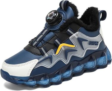 Дитячі зимові черевики Kinder для хлопчиків, неслизькі, трекінгові, теплі, зручні, для вулиці та залу, розмір 37 EU