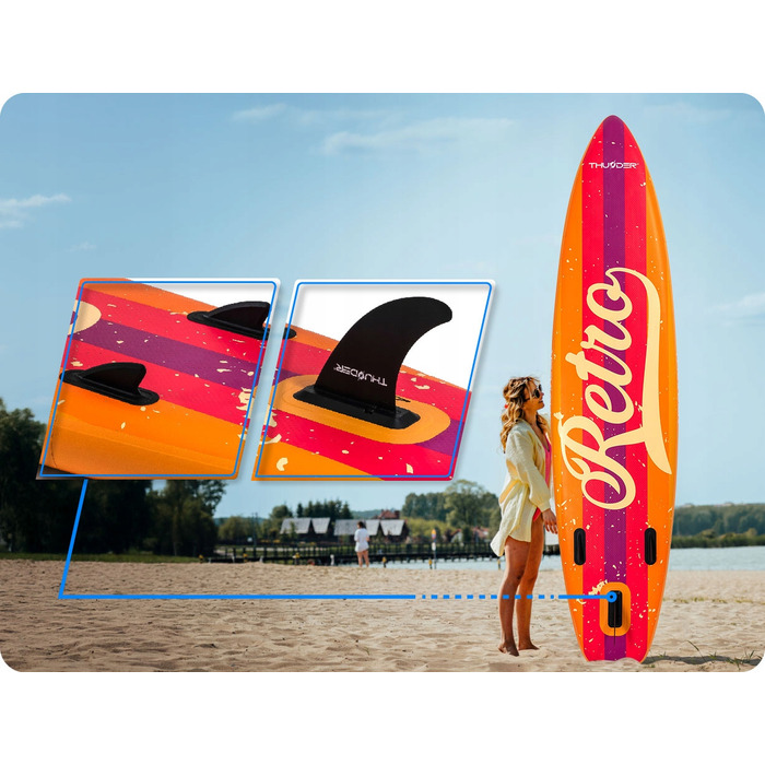 SUP-дошка Thunder RETRO 320 см