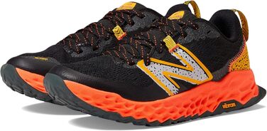 Кросівки New Balance Fresh Foam Hierro v7 для хлопчиків (старші діти) чорного кольору з неоновим відтінком Dragonfly, розмір 3.5 Big Kid M