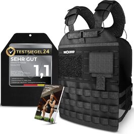 Вага для тренувань Neolymp – Унісекс вага для тіла – Жилет-платформа з кишенею – Не ковзає – Дихаючий та регульований – Обладнання для калістеніки – Вага для дому та тренажерного залу