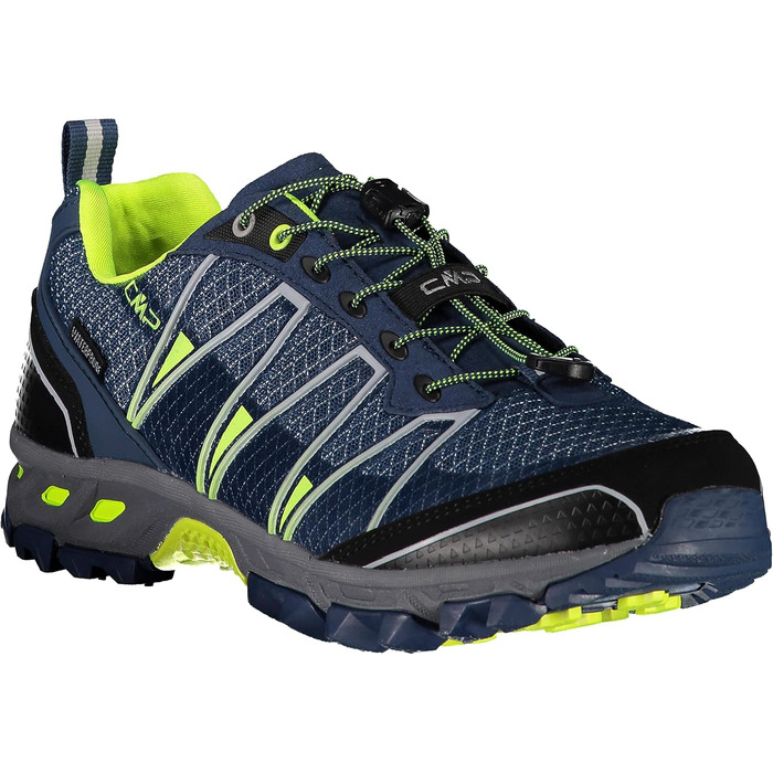 Чоловічі трекінгові кросівки CMP Altak WP, 46 EU, Blue Ink Yellow Fluo
