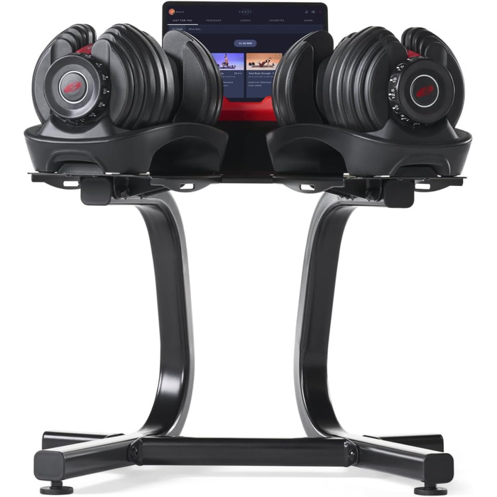 Стійка для гантелей Bowflex з медіа-полицею, стійка для фітнес-аксесуарів