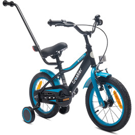 Дитячий велосипед Sun Baby Tiger Tracker 14/16 дюймів для хлопчиків з підтримуючими колесами і штовхальною ручкою, BMX, від 2 до 6 років