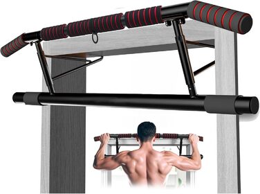 Климівідстібна стержень для дверного отвору RDTOK без шурупів, турнік для дверей з кількома позиціями хвата для універсальних тренувань, складаний турнік ідеально підходить для домашнього спортзалу