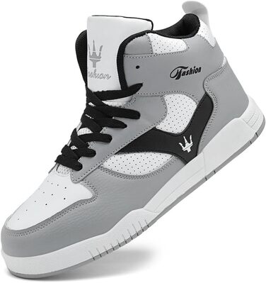 Чоловічі бігові кросівки High Top, трекінгові черевики, кросівки для фітнесу, білі (39 EU, 730 Grey)