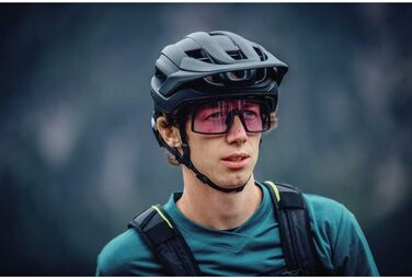 Велошолом ABUS Cliffhanger для MTB, великі вентиляційні отвори, система TriVider, для чоловіків і жінок, розмір L (57-61 см), сірий (chalk grey), для екстремальних трас