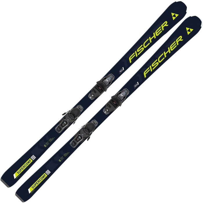 Лижі гірськолижні фішер RC4 Supercomp - для підготовлених трас - з крепленнями RS10 GW SLR Z3-10 - для досвідчених гірськолижників - 170 см