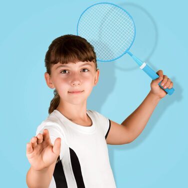 Набір для бадмінтону KH Federball: 2 або 4 ракетки, м'ячики та сумка. Підходить для дорослих та дітей. Кольори: чорний, червоний, синій