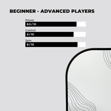 Пікбол ракетка Holbrook Performance: карбон, графітове покриття, Polypropylen, дизайн Day N' Night