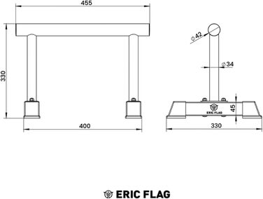 Паралелепи Calisthenics зі сталі - Handstand Griffe, бруси для віджимань, витримують 250 кг, обладнання для калістеніки, тренування з власною вагою, стійка для стійки на руках, квадратний стиль