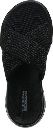 Зручні жіночі сандалії Skechers ON-The-GO 600 Dainty, чорного кольору, розмір 42 EU (широка колодка)