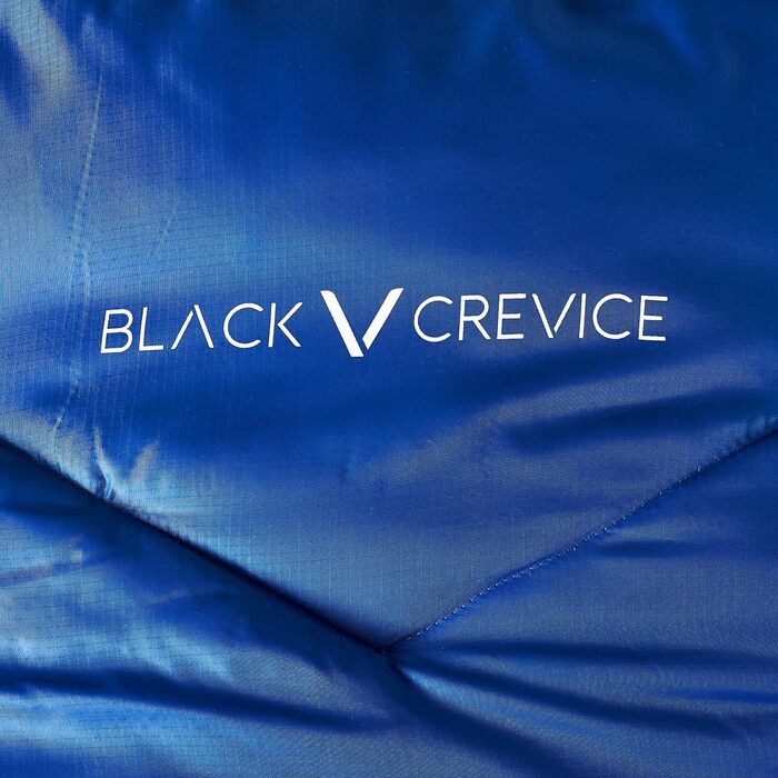 Сплячий мішок Black Crevice Alaska 250 I - для кемпінгу та активного відпочинку. Атмосвітний, водонепроникний, довжиною 215 см, синій.