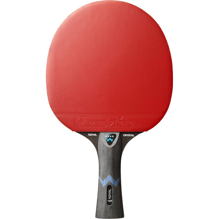 Тенісний стіл STIGA Royal Crystal: швидка ракетка з ITTF сертифікованим покриттям Star 4, гумою 2.0 мм та Crystal Technology – ідеальна для швидкої та точної гри
