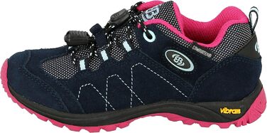 Дитячі трекінгові півчеревики Brütting Bergen (29 EU, морський колір, рожевий)