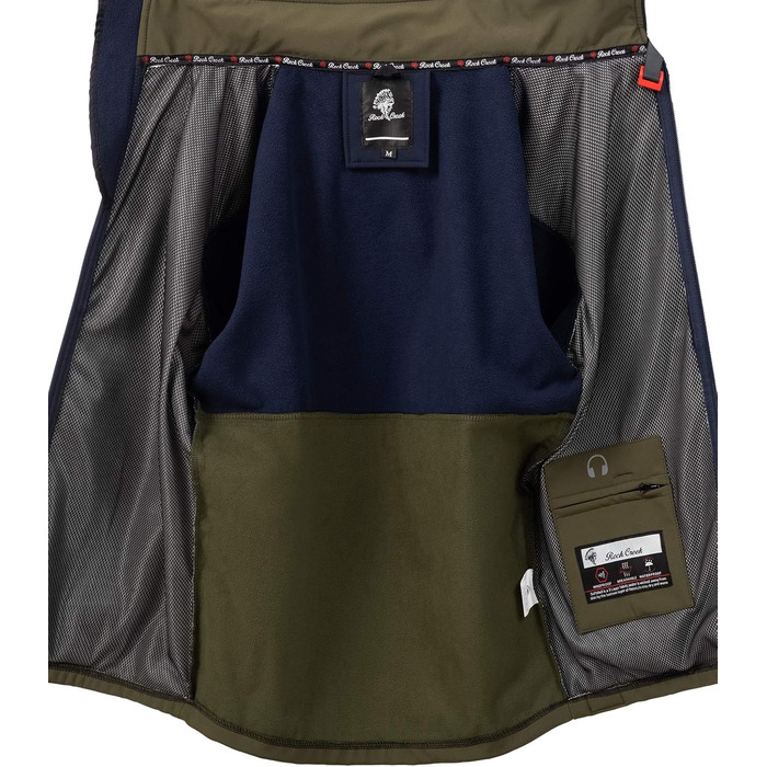 Чоловіча куртка Softshell Rock Creek Outdoor H-222, темно-синя, розмір S