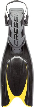 Ласти Cressi Frog Plus M/L (42-45) чорні/жовті - для плавання та дайвінгу