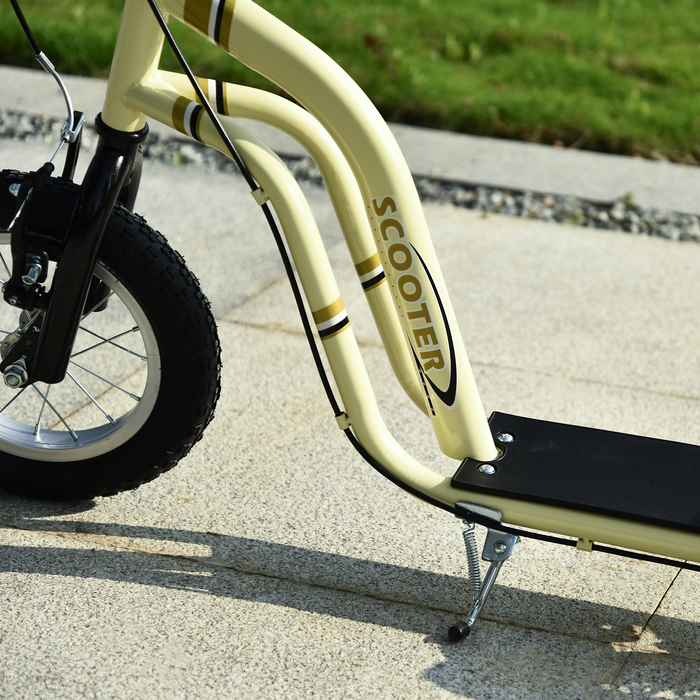 Дитячі самокати HOMCOM від 5 років, самокат Kick Scooter City Scooter з 12 дюймовими пневматичними шинами та гумовим кікбордом для безпечної їзди