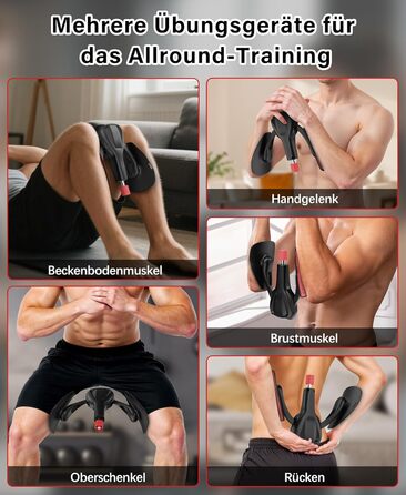 Тренування стегон та тазу: тренажер для жінок та чоловіків, чорний | Фітнес обладнання для дому