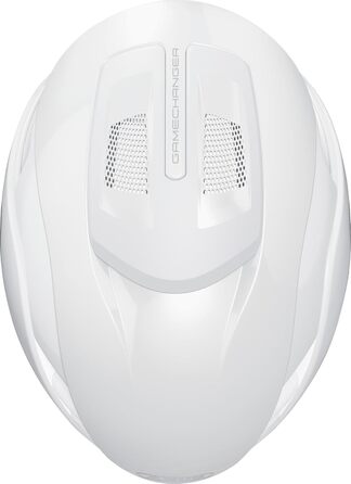Велосипедний шолом ABUS Gamechanger 2.0, аеродинамічний, розмір L (57-61 см), білий, для шосейного велоспорту, високопродуктивний